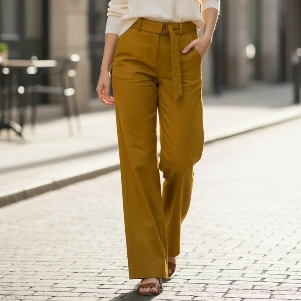 NWT Banana Republic Mustard Yellow pants size 0